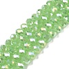 Electroplate Glass Beads Strands EGLA-A044-J8mm-B08-1
