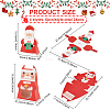 BENECREAT 24Pcs 4 Styles Christmas Folding Gift Boxes CON-BC0007-09-2