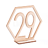 Wood Table Numbers Cards AJEW-WH0021-29C-2
