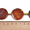 Natural Banded Agate Coin Beads Strands GG-CBAE0EB-06F-4