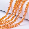 Electroplate Glass Beads Strands EGLA-A044-T1mm-B05-1