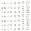 400Pcs 8 Styles Alloy Spacer Beads FIND-YW0011-14-2