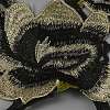 Flower & Branch Pattern Polyester Fabrics Computerized Embroidery Cloth Sew on Appliques PATC-WH0009-05C-2