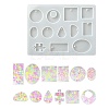 DIY Geometrical Shape Pendant Silicone Molds DIY-YW0008-01-1