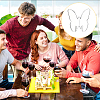 24Pcs Acrylic Wine Glass Charms AJEW-FG0003-46D-7
