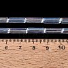Electroplate Transparent Glass Beads Strands EGLA-Q132-02A-C03-4
