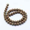 Natural Wood Lace Stone Wooden Jasper Beads Strands G-F518-21-10mm-2