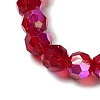 Electroplate Transparent Glass Beads Strands X-EGLA-A035-T6mm-L07-3