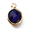 Faceted Glass Pendants X-KK-WH0046-59G-09-1