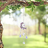 Moon & Star Alloy Hanging Ornaments HJEW-TADJ0024-7