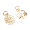 Brass Enamel Charms KK-F814-22G-2