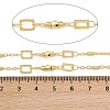 Brass Rectangle Link Chains CHC-B025-06G-3