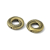 Tibetan Style Alloy Donut Bead Frames TIBEB-5723-AB-NR-2