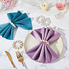 Imitated Pearl Acrylic Napkin Rings AJEW-FH00001-5