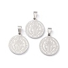 Non-Tarnish 304 Stainless Steel Pendants STAS-C057-01P-4