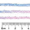 Transparent Painted Glass Beads Strands DGLA-A034-T2mm-A08-3