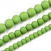 Opaque Glass Beads Strands GLAA-T032-P6mm-MD06-4