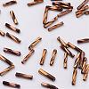 Glass Twisted Bugle Beads SEED-E002-9mm-881#-2