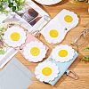 3Pcs Portable PU Imitation Leather Glasses Bag AJEW-NB0003-35-4