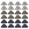 24Pcs 3 Colors Alloy Pendants FIND-SC0005-05-1