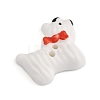 Dog Ceramic Buttons BUTT-I018-01E-02-2