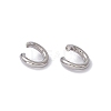 Tarnish Resistant 304 Stainless Steel Open Jump Rings STAS-R049-5x1mm-2