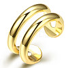 Resizable Brass Wide Band Cuff Rings RJEW-BB01648-1