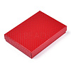 Rhombus Textured Cardboard Jewelry Boxes CBOX-T006-01D-3