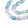 Electroplate Glass Beads Strands EGLA-S194-17E-3