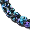 Spray Painted Synthetic Turquoise Beads Strands G-E617-B07-01B-4