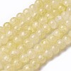 Spray Painted Glass Beads Strands X-GLAA-A038-C-41-1
