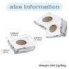 1Pc Rectangle Resin Open Back Bezel DIY-CJ0002-31-7