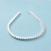 Electroplated Non-magnetic Synthetic Hematite Beads Strands G-C006-02S-3