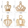 40Pcs 4 Styles Alloy Pendants FIND-SZ0001-41-2