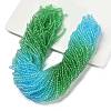 Transparent Painted Glass Beads Strands X1-DGLA-A034-T4mm-A17-1