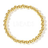 Bohemia Brass Round Beaded Stretch Bracelets TK0566-32-1
