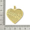 Mother's Day Real 18K Gold Plated Brass Micro Pave Cubic Zirconia Pendant KK-H472-05G-01-3