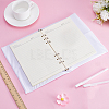 CRASPIRE 3Pcs Elastic Fabric Book Covers DIY-CP0007-42A-4
