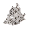 Non-Tarnish 201 Stainless Steel Pendants STAS-A094-26P-1