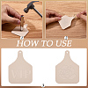Leather Label Tags AJEW-CL0003-23A-6