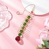 Glass Christmas Tree Hanging Suncatchers HJEW-JM04571-1