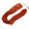 Baking Paint Transparent Glass Beads X1-DGLA-A035-T8mm-A04-2