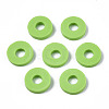 Handmade Polymer Clay Beads X-CLAY-Q251-6.0mm-B49-2