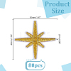 80Pcs Computerized Embroidery Cloth Iron on/Sew on Patches DIY-HY0003-08B-2