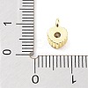 Rack Plating Brass Micro Pave Cubic Zirconia Pendants KK-P247-10G-3