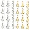 ARRICRAFT 24Pcs 6 Style Alloy Charms FIND-AR0003-88-1