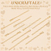 Unicraftale 30Pcs Brass Curb Chains Extender KK-UN0001-78-5