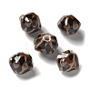 Vintage Porcelain Pumpkin Beads PORC-L080-A09-1