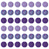45Pcs 3 Colors Resin Rhinestone Bubblegum Ball Beads RESI-ME0001-38-1