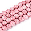 Baking Paint Glass Beads Strands DGLA-N016-10mm-02-1